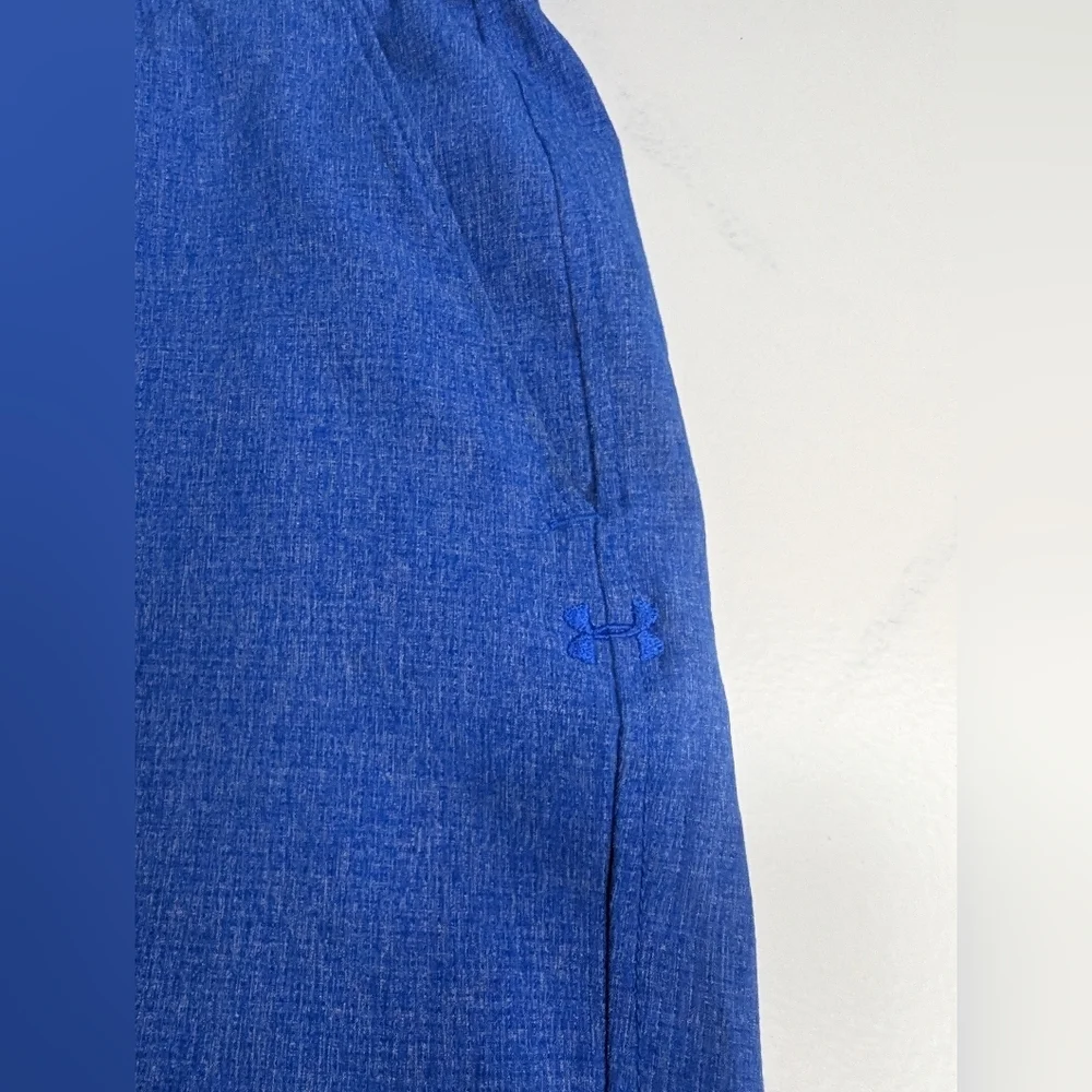 Under Armour Mens Match Play Vented Golf Shorts 30 Blue Elastic Waist Heatgear